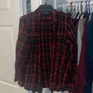 Lauren Jeans Co Ralph Lauren button down red green yellow size L women’s
